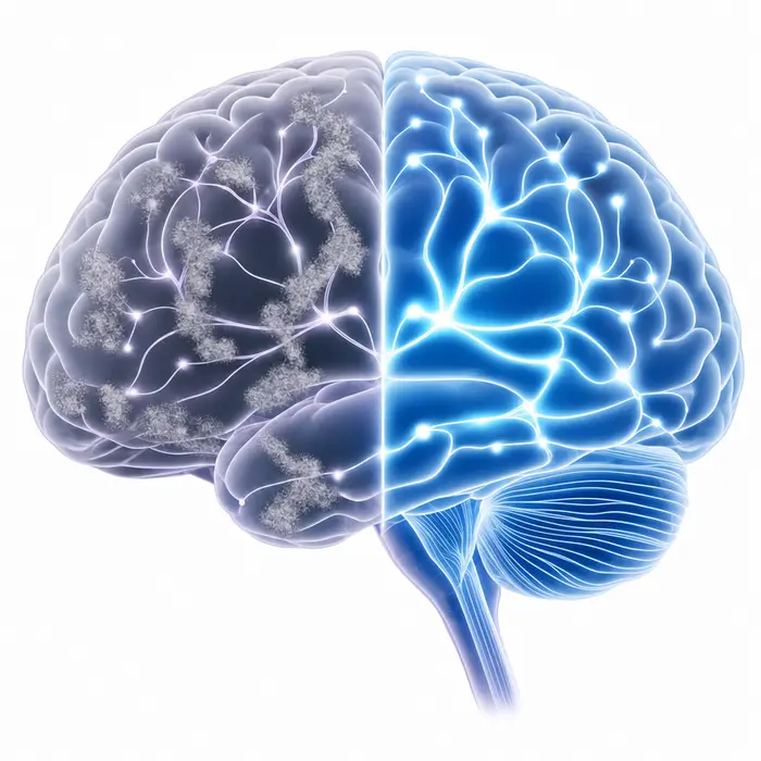 Brain clearing mechanism — before and after
